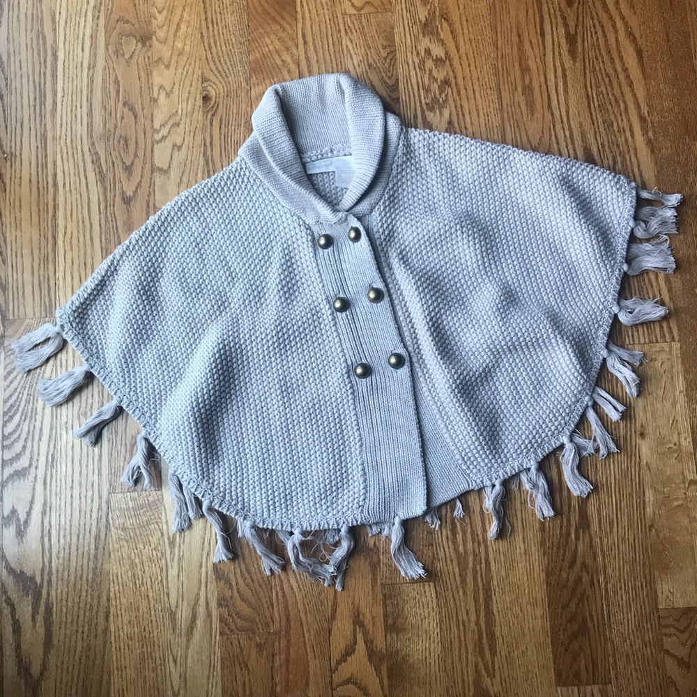 Savannah Cream Toddler Poncho